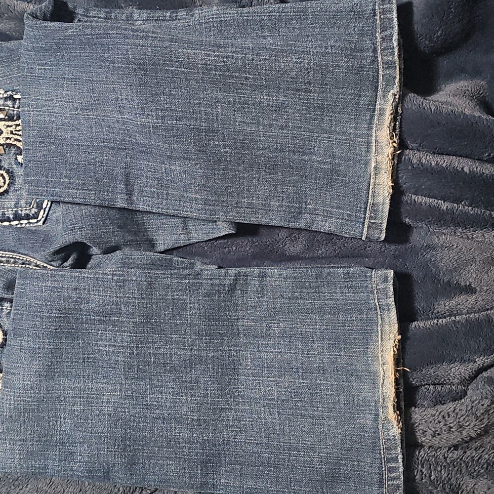 Miss Me Boot cut Jeans with Crosses Size 26 - Picture 8 of 8